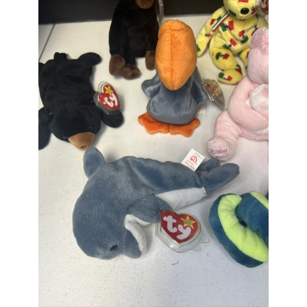 Lot of 8 TY BEANIE BABIES All With Tags